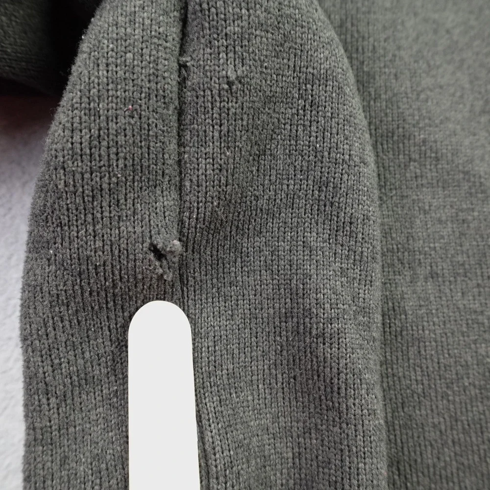The North Face Sweater Mens Medium Gray Gordon Lyons Outdoor Henley Hoodie